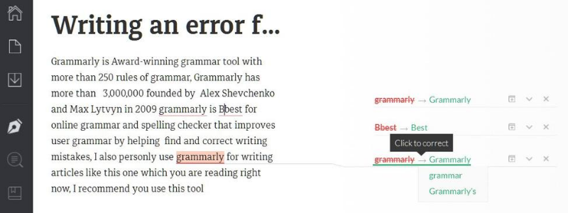 grammerly example 